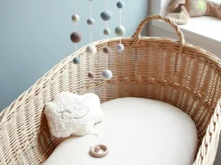 Kinder Grüne Erde Babyschlaf^Matratzenbezug für Schlummerwölkchen, 40 x 70 cm, 100 % BW-Doppelstrickstoff