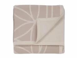 Grüne Erde Wohndecken|Geschenke-Guide^Meditationsdecke Blume des Lebens, natur/quarz, 150 x 200 cm, 100 % Baumwolle, GOTS