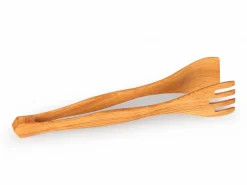 Grüne Erde Küchenaccessoires^Mehrzweckzange aus Eschenholz, geölt, 24 x 5,5 cm
