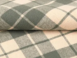 Grüne Erde Meterware^Meterware Edelflanell SANDRO, zeder, 100 % Baumwolle, Breite 160 cm, 170 g/m2, GOTS, *