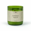 Grüne Erde Kerzen Und Duftkerzen^Natürliche Rapswachskerze SOMMERNACHT im rezyklierten Glas, Holzdocht, 325 ml, H 9,5 cm, ø 8,5 cm