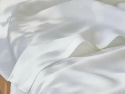 Grüne Erde Bettdecken|Bettlaken & Leintücher^Oberleintuch EDINA, weiß, 140 x 220 cm, Reinleinen, GOTS