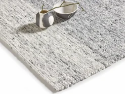 Grüne Erde Teppiche|Teppiche^OUTLET - Wollteppich Akri, Grau, 200 x 300 cm