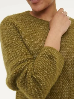 Grüne Erde Pullover^Pullover aus Alpakawolle und Bio-Baumwolle, , S