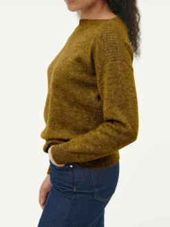 Grüne Erde Pullover^Pullover aus Alpakawolle, , S