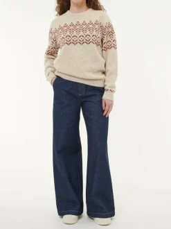 Grüne Erde Pullover^Pullover aus Alpakawolle, 14 natur melange, L