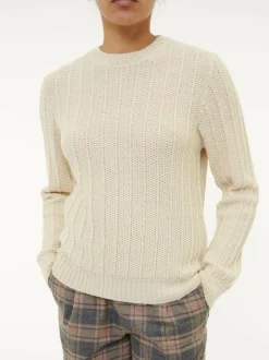 Grüne Erde Pullover^Pullover aus Alpakawolle, , S