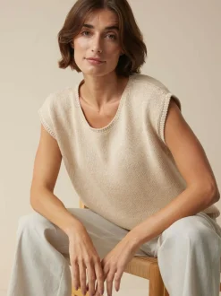 Grüne Erde Pullover^Pullover aus Bio-Baumwolle und Leinen, , XL, GOTS