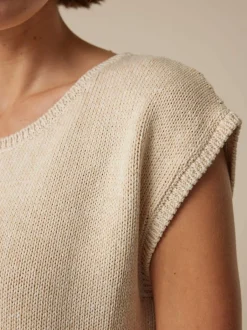 Grüne Erde Pullover^Pullover aus Bio-Baumwolle und Leinen, , XL, GOTS