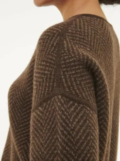 Grüne Erde Pullover^Pullover aus Yakwolle, 80 yak fischgrat, S