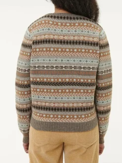 Grüne Erde Pullover^Pullover aus Yakwolle, Wolle und Kamelhaar, , S