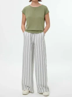 Grüne Erde Essentials|Pullover^Pullunder aus Bio-Baumwolle, 43 olivgrün, S, GOTS