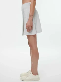 Grüne Erde Hosen, Jeans & Röcke|Yoga & Loungewear^Rock aus Bio Baumwolle, 04 grau melange, S, GOTS