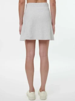 Grüne Erde Hosen, Jeans & Röcke|Yoga & Loungewear^Rock aus Bio Baumwolle, 04 grau melange, S, GOTS