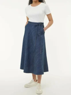 Grüne Erde Denim|Hosen, Jeans & Röcke^Rock aus Bio-Baumwolle, 36 dark denim, 38, GOTS