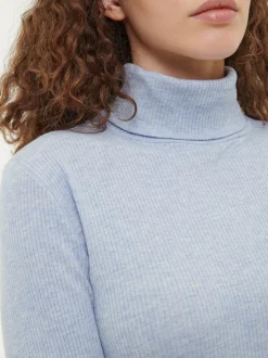 Grüne Erde Shirts^Rollkragenshirt aus Bio Baumwolle/Wolle, , 38, GOTS