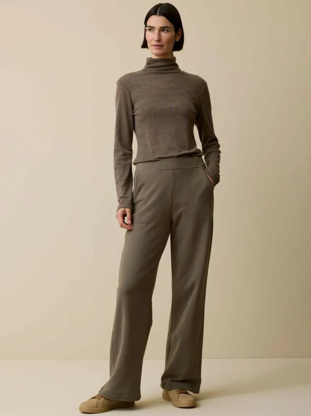 Grüne Erde Geschenke-Guide^Rollkragenshirt aus Bio Wolle, , M, GOTS