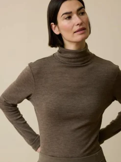 Grüne Erde Geschenke-Guide^Rollkragenshirt aus Bio Wolle, , M, GOTS