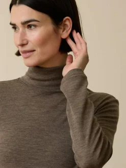 Grüne Erde Geschenke-Guide^Rollkragenshirt aus Bio Wolle, , M, GOTS