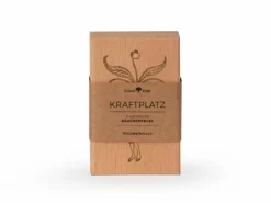 Grüne Erde Räuchern & Räucherstäbchen^Räucherkegel Kraftplatz im Holzkistchen, 7 Kegel