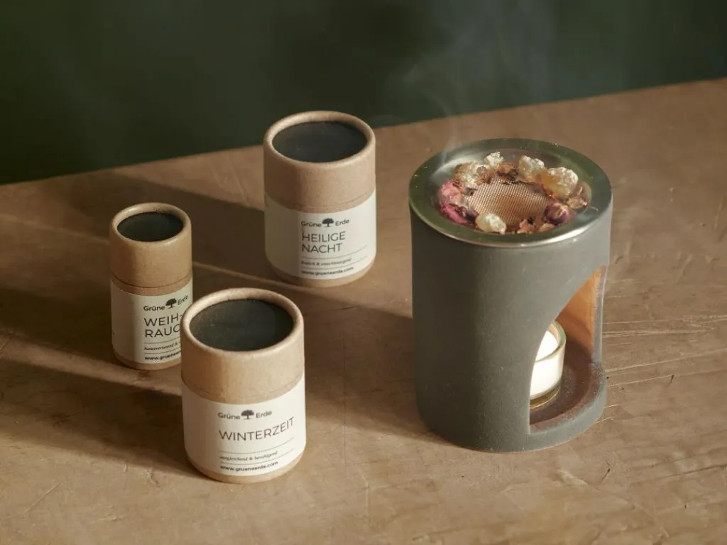 Grüne Erde Räuchern & Räucherstäbchen|Geschenke-Guide^Räuchermischung Heilige Nacht, 50 ml