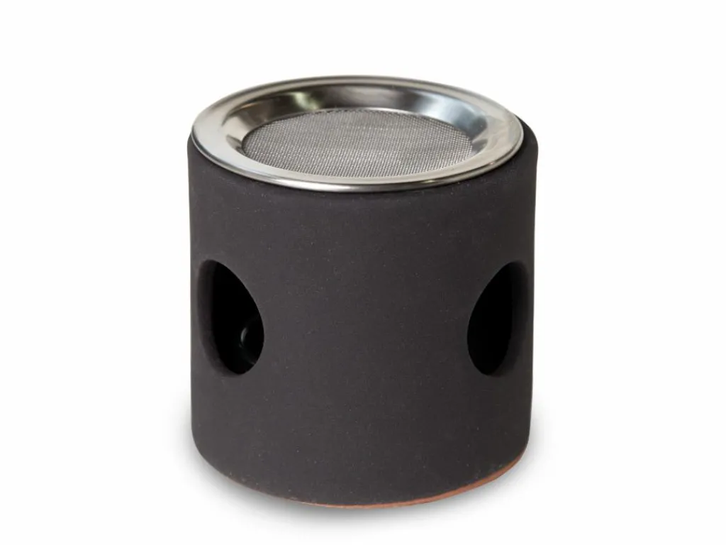 Grüne Erde Geschenke-Guide|Räuchern & Räucherstäbchen^Räucherstövchen aus Keramik, schwarz, H 10 cm ø 8 cm