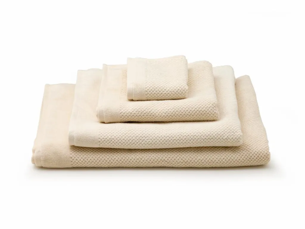 Grüne Erde Handtücher|Alles Für Die Sauna^Saunatuch Perlfang, , 75 x 200 cm, 100 % Baumwolle, GOTS