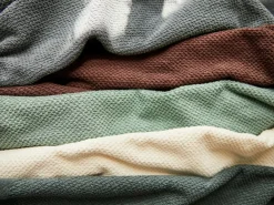 Grüne Erde Handtücher|Alles Für Die Sauna^Saunatuch Perlfang, , 75 x 200 cm, 100 % Baumwolle, GOTS