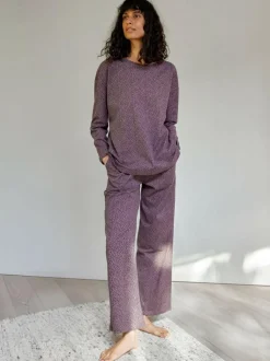 Grüne Erde Nachtwäsche^Schlafhose aus Bio-Baumwolle, , M, GOTS