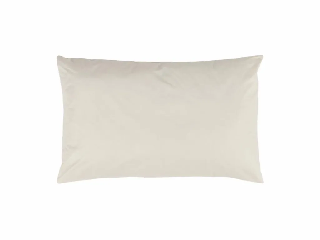 Grüne Erde Kopfkissen^Schlafkissen mit feiner Schafschurwolle, 40 x 60 cm, GOTS, NATURTEXTIL BEST