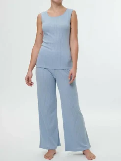 Grüne Erde Nachtwäsche^Schlafshirt aus Bio-Baumwolle, 92 meerblau, M, GOTS