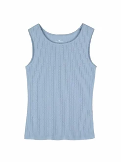 Grüne Erde Nachtwäsche^Schlafshirt aus Bio-Baumwolle, 92 meerblau, M, GOTS