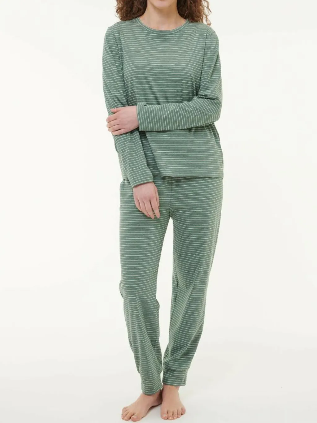 Grüne Erde Nachtwäsche^Schlafshirt aus Bio-Baumwolle, , S, GOTS