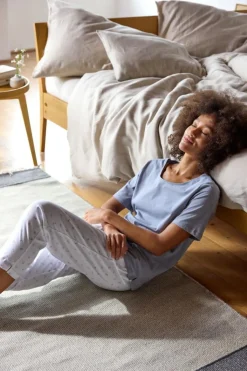 Grüne Erde Nachtwäsche^Schlafshirt aus Bio-Baumwolle, , M, GOTS