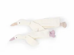 Grüne Erde Einschlafhilfen|Geschenke-Guide^Schmusegans Frida, natur, ca. 33 cm, 100 % Baumwolle, GOTS