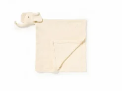 Grüne Erde Einschlafhilfen|Geschenke-Guide^Schmusetuch Elefant Emma, ca. 38 cm, 100 % Baumwolle, GOTS, VEGAN