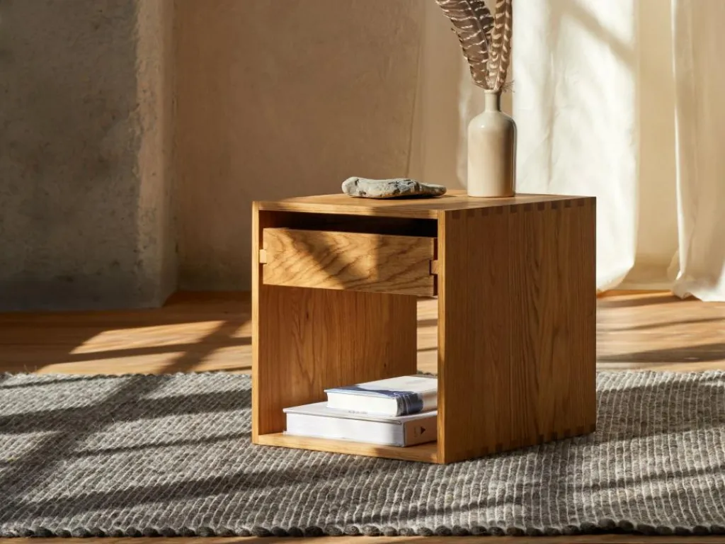 Grüne Erde Nachttische & Bettkästen^Schubladenbox Yunit Pur, mit 1 Lade,