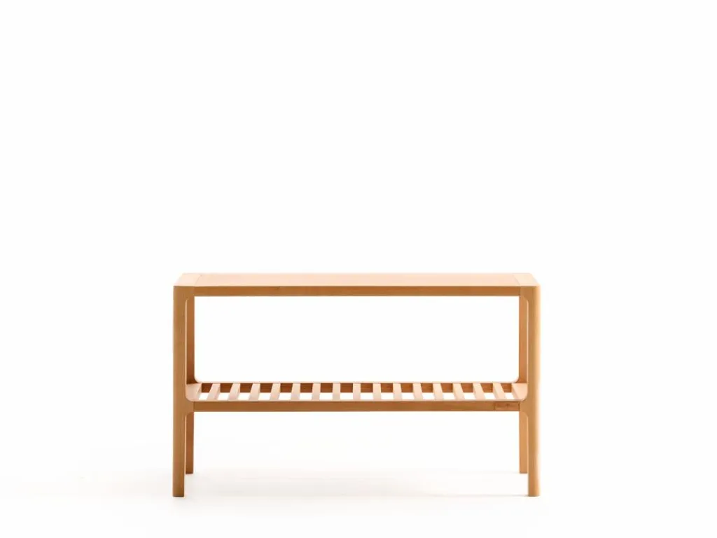 Grüne Erde Garderobe^Schuhregal Tenso, B 70 x T 33,4 x H 40 cm, 2 Fächer,