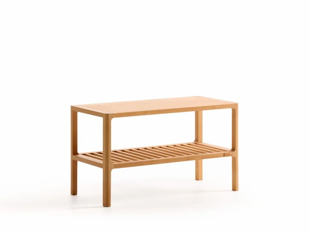 Grüne Erde Garderobe^Schuhregal Tenso, B 70 x T 33,4 x H 40 cm, 2 Fächer,