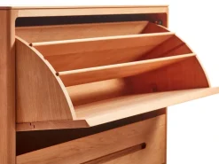 Grüne Erde Garderobe^Schuhschrank Tenso, 2 Klappen,