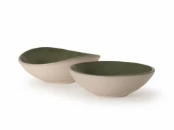 Grüne Erde Badezimmer-Accessoires|Körperpflege^Seifenschale aus Keramik, , oval, ca. 13 x 10,5 x 4,5 cm