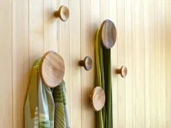 Grüne Erde Garderobe|Wohndekoration^Set Garderobenknopf Punto je 1 Stk. ø 9 / ø 12 / ø 15 cm,