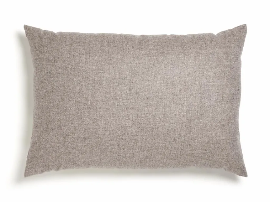 Grüne Erde Schlafsofas|Sofakissen^Set: Sofakissen mit Überzug, , Überzug: Wollstoff Tano Natur (79), Füllung: 100 % Schurwolle , mit verdeckter Knopfleiste