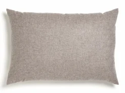 Grüne Erde Sofakissen|Sofakissen^Set: Sofakissen mit Überzug, , Überzug: Wollstoff Tano Natur (79), Füllung: 100 % Schurwolle , mit verdeckter Knopfleiste