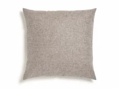 Grüne Erde Sofakissen|Sofakissen^Set: Sofakissen mit Überzug, , Überzug: Wollstoff Tano Natur (79), Füllung: 100 % Schurwolle , mit verdeckter Knopfleiste