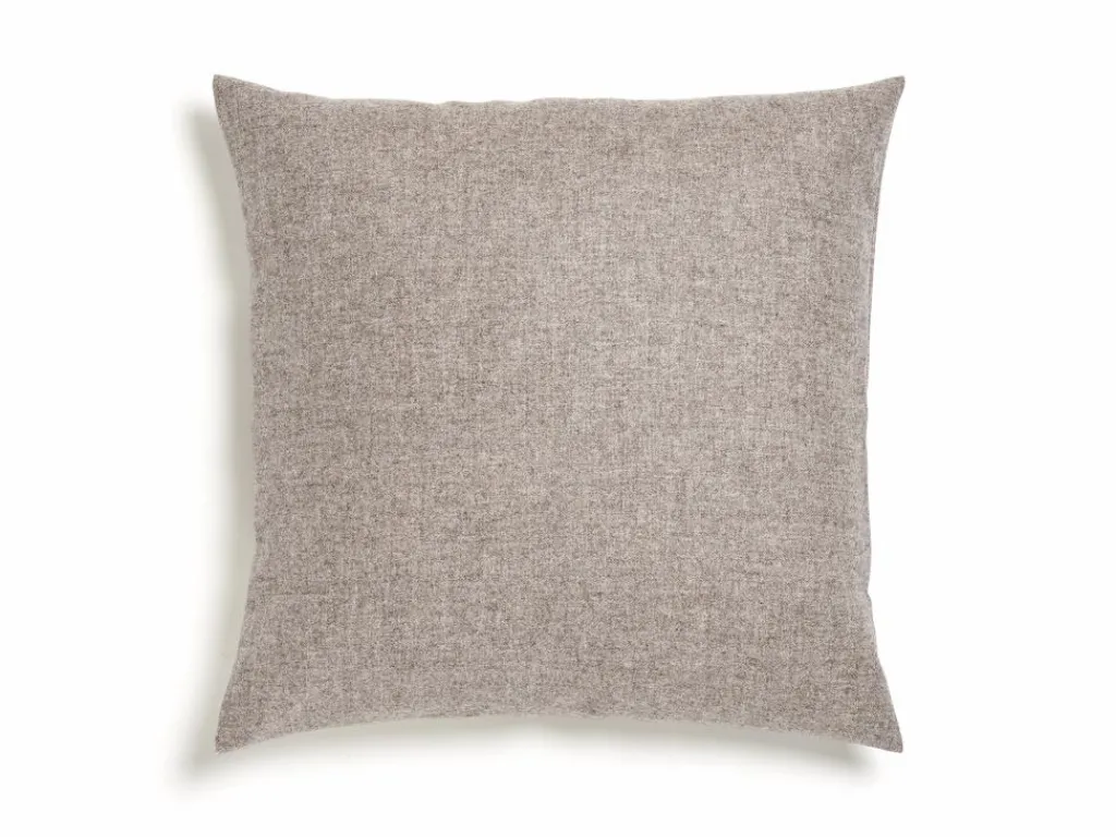 Grüne Erde Sofakissen|Sofakissen^Set: Sofakissen mit Überzug, , Überzug: Wollstoff Tano Natur (79), Füllung: 100 % Schurwolle , mit verdeckter Knopfleiste