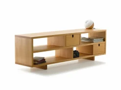 Grüne Erde Garderobe^Sideboard Valetto groß ohne Bügel, mit 2 Laden,, B 152.9,