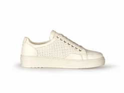 Grüne Erde Schuhe^Sneaker aus Bio Leder, 12 offwhite, 37