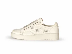 Grüne Erde Schuhe^Sneaker aus Bio Leder, 12 offwhite, 37