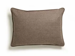 Grüne Erde Sofakissen|Sofakissen^Sofakissen-Überzug Doppio, 55 x 80 cm, Wollstoff Tano Natur Dunkel (81)